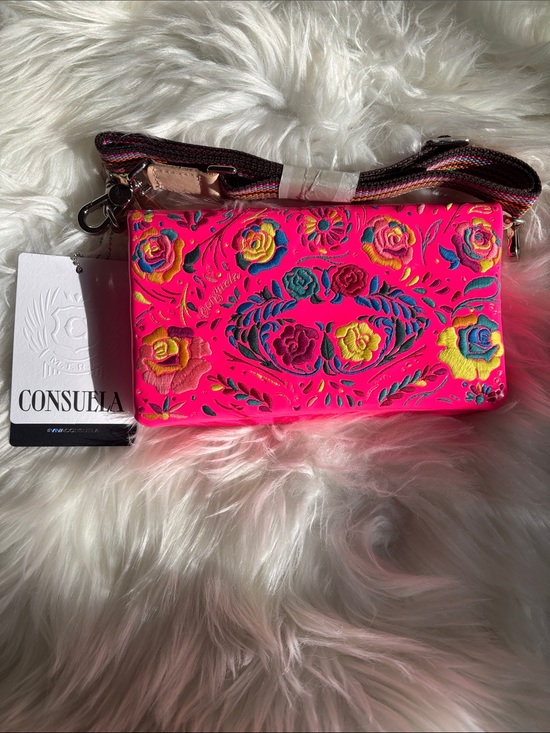 Consuela Handbags - Consuela Uptown XO Floral Embroidered Crossbody Bag